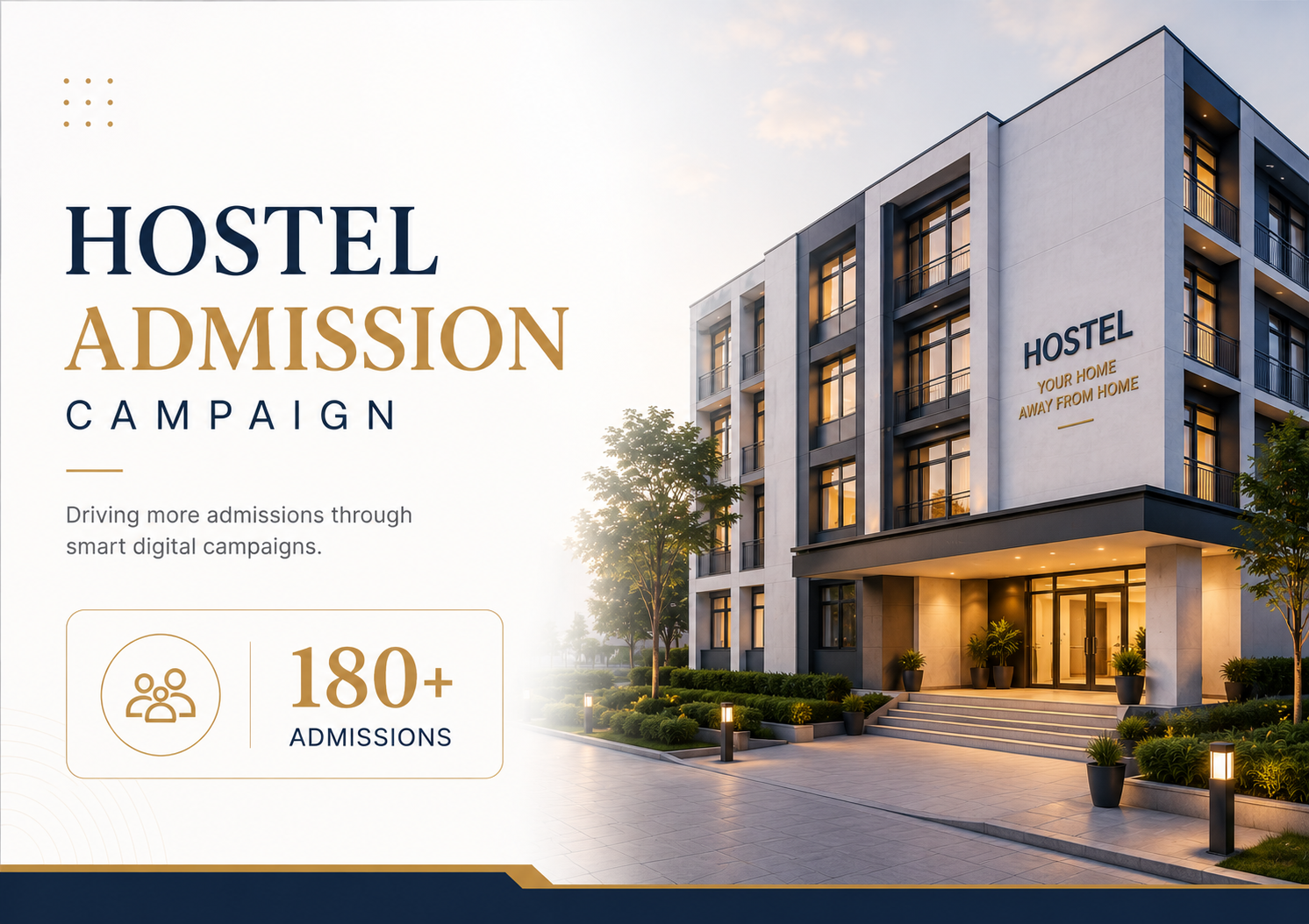 180+ Admissions Through an Omnichannel Campaign