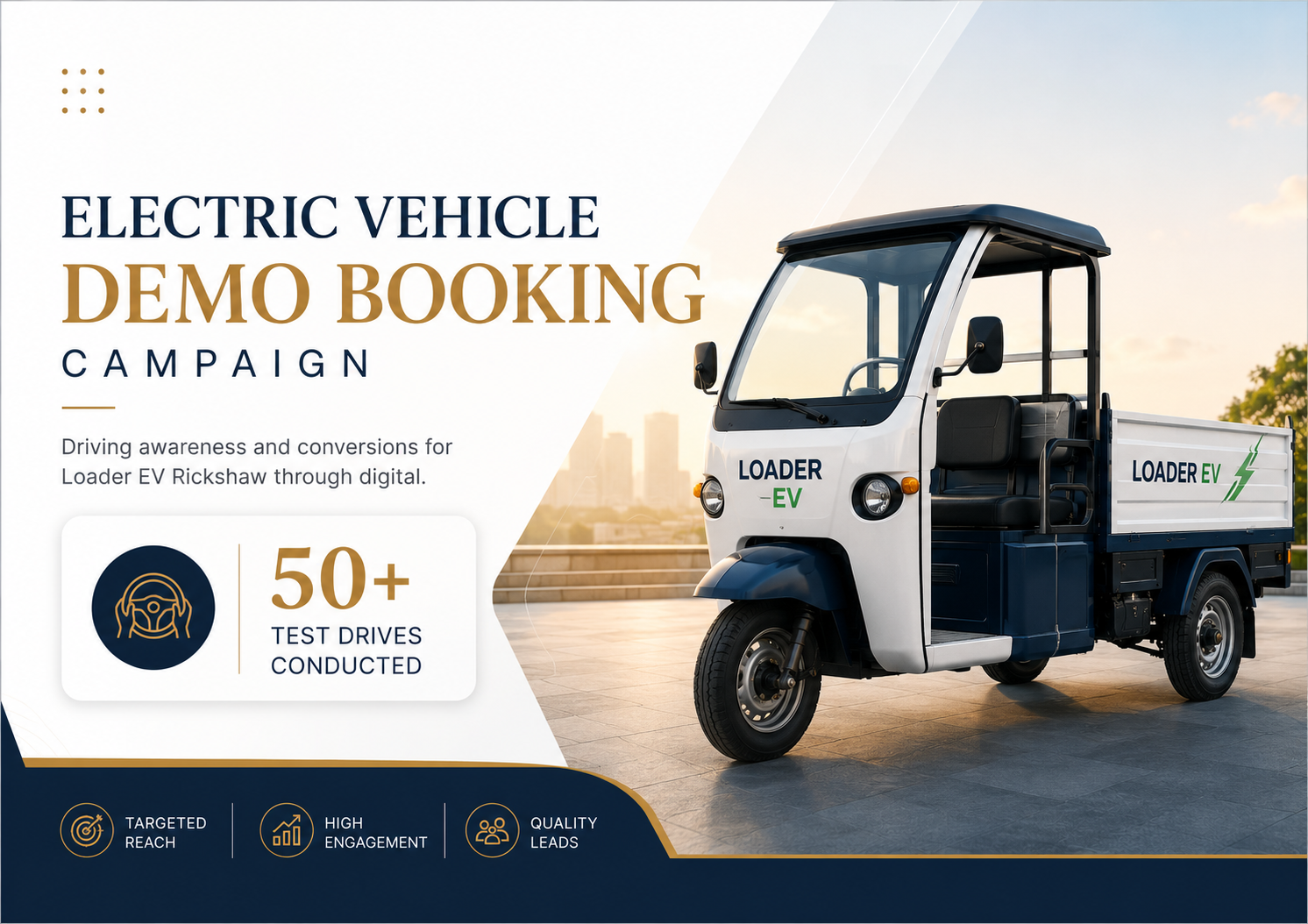 50+ EV Demo Rides Booked